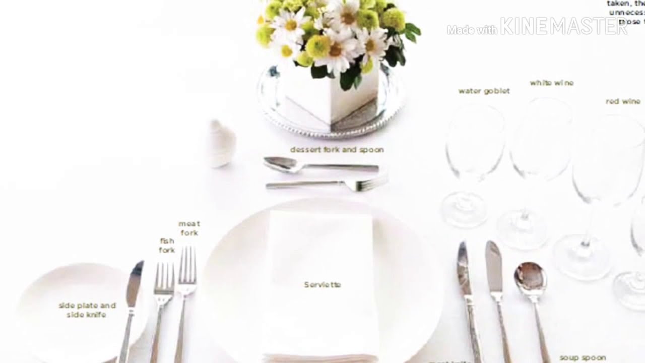 HOW TO ELABORATE TABLE SET UP YouTube