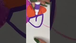 “ASMR Art Magic: Vibrant Cat Drawing & Marker Sounds”