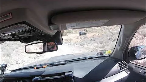 Steeper than it looks!  4Runner Crawl Control - Driver View - Moab