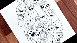Doodle art for beginners || How to doodle || Doodle art cartoon