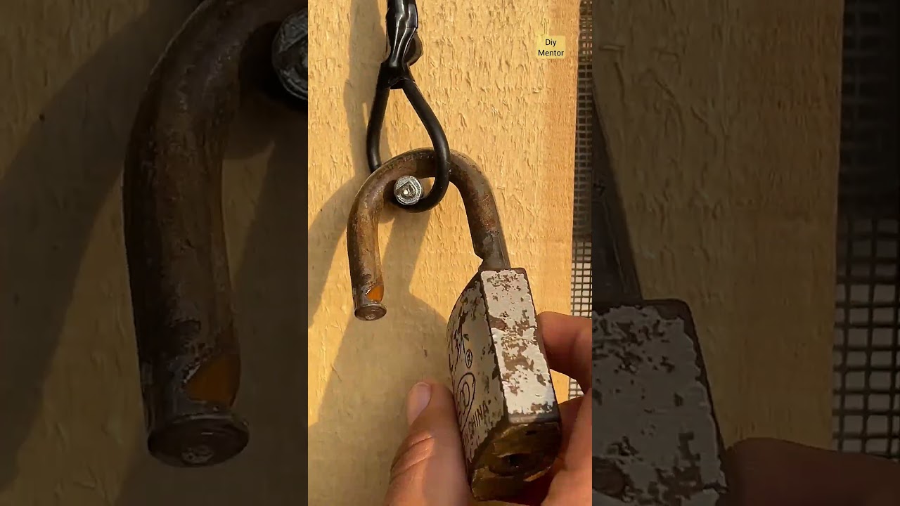 Genius Hack with Lock and Wire 