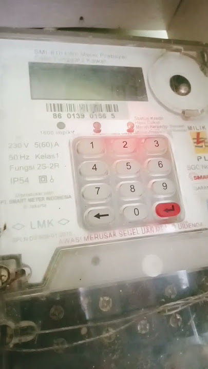 bunyi suara token listrik habis , alarm listrik token habis