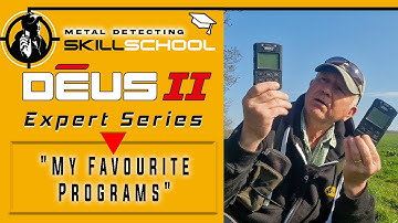 XP Deus 2 my favourite custom programs