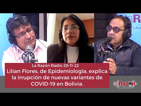 Lilian Flores, de Epidemiología, explica la irrupción de nuevas variantes de COVID-19 en Bolivia.