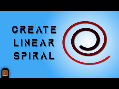 Create linear spiral illustrator |how to use blend tool hidden feature in  illustrator for beginners