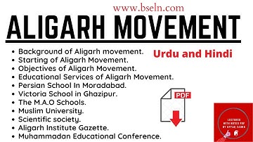 Aligarh Movement and Sir Syed