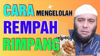 dr. Zaidul Akbar. CARA MENGELOLAH REMPAH DAN RIMPANG. MANFAAT REMPAH DAN RIMPANG