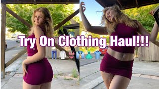 Mini Try-on Clothing haul!! | Thrift+Flea Market #tryonclothinghaul