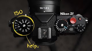 How does ISO work on the Nikon Zf?