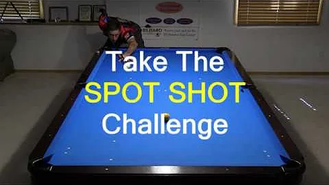 Spot Shot Challenge - Shot Making and Cue Ball Control Drill
