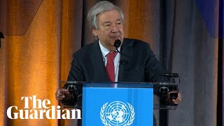 Fossil fuel firms are 'godfathers of climate chaos', says UN chief