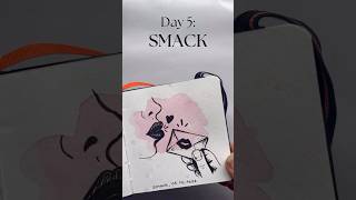 Inktober Day 5: Smack #inktober#inktober2026#artchallenge#smack  #day5 #inktoberindia