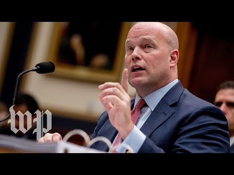 LIVE: Acting attorney general Matthew Whitaker testifies before the House Judiciary Committee