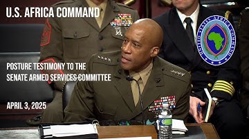 U.S. Africa Command 2025 testimony to the Senate Armed Services Committee