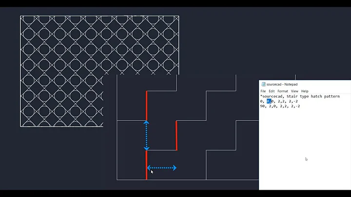 How to make custom hatch pattern in AutoCAD with S...