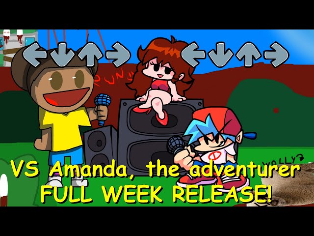 SENSITIVE CONTENT] amanda the adventurer v1 [Friday Night Funkin