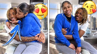 BEING CLINGY FOR 24 HOURS PRANK 😍 *SHE TRIED TO KISS ME*