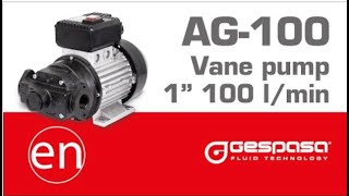 Yanacaq Nasosu Gespasa Ag-100 230Vac. Məhsuldarlığı 100 Litrdəqiqə. Məhsul Dizel