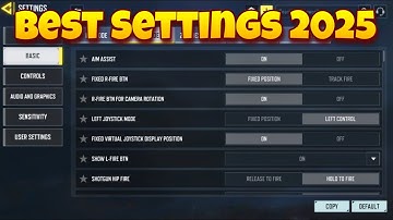 Best COD Mobile Settings for Multiplayer & Battle Royale (2025)