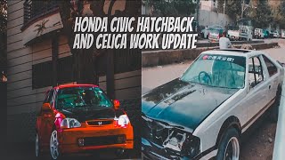 HONDA CIVIC EK HATCHBACK 2000 || CELICA WORK UPDATE || CROWD AUTO