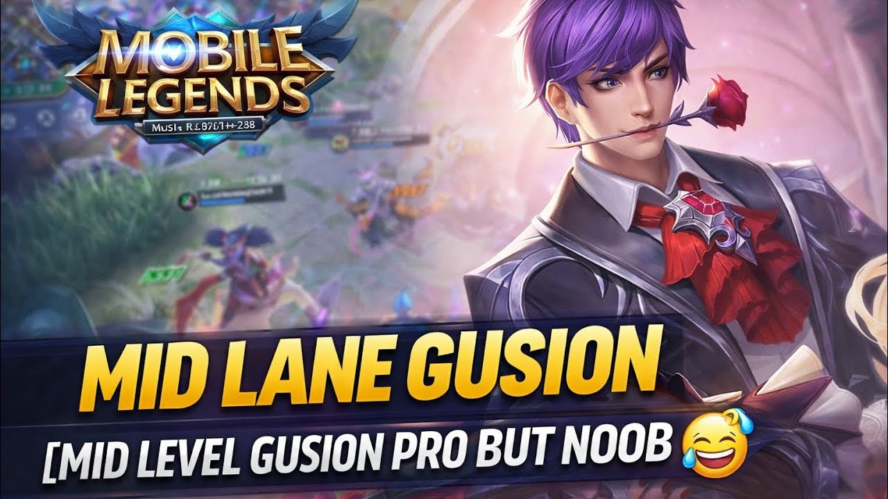 A mid lane beginner level gusion...still annoying to enemy!!!😮‍💨