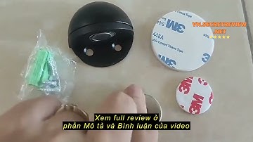 Review Chặn cửa bán nguyệt, chặn cửa nam châm, Chặn cửa gắn sàn giúp hạn chế va đập cho cánh cửa, a