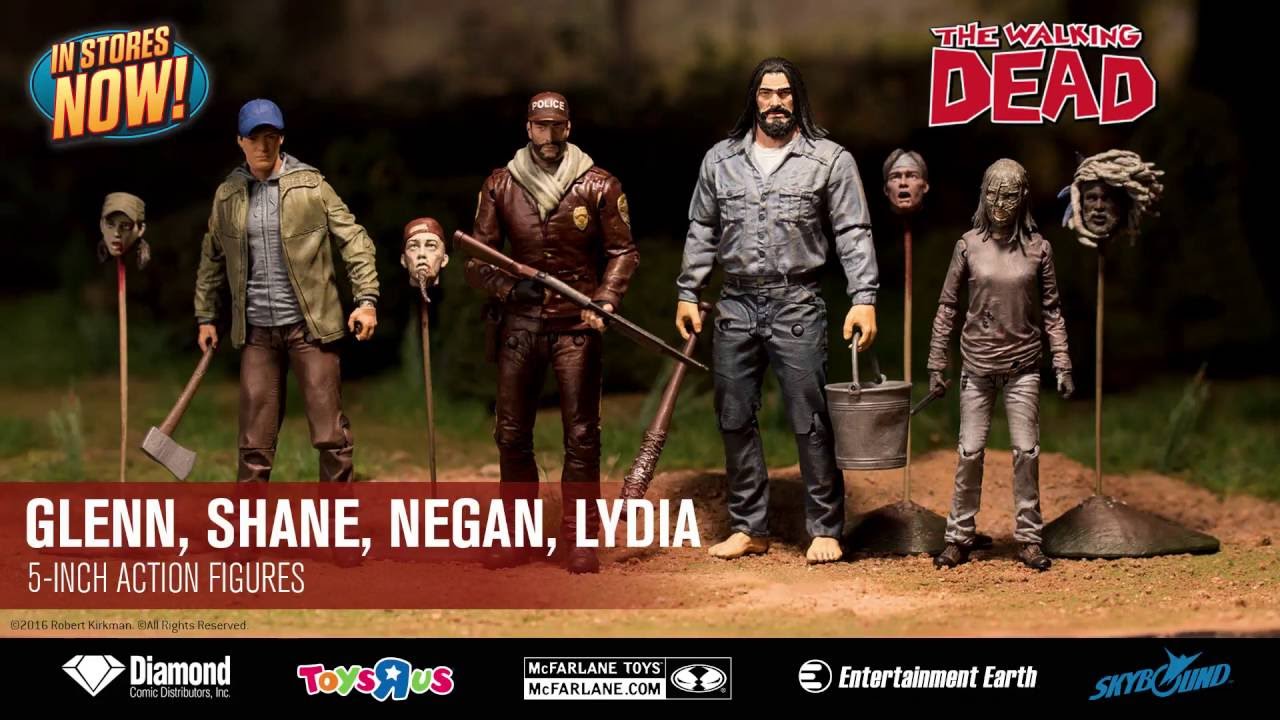 MCFARLANE Rick Grimes WALKING DEAD BUILDING SET FIGURINE Pack 2015 LOOSE FIGURE