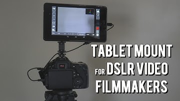 How to Mount a Nexus 7 or Any Android Tablet to Your DSLR Camera - Quick & Easy DIY