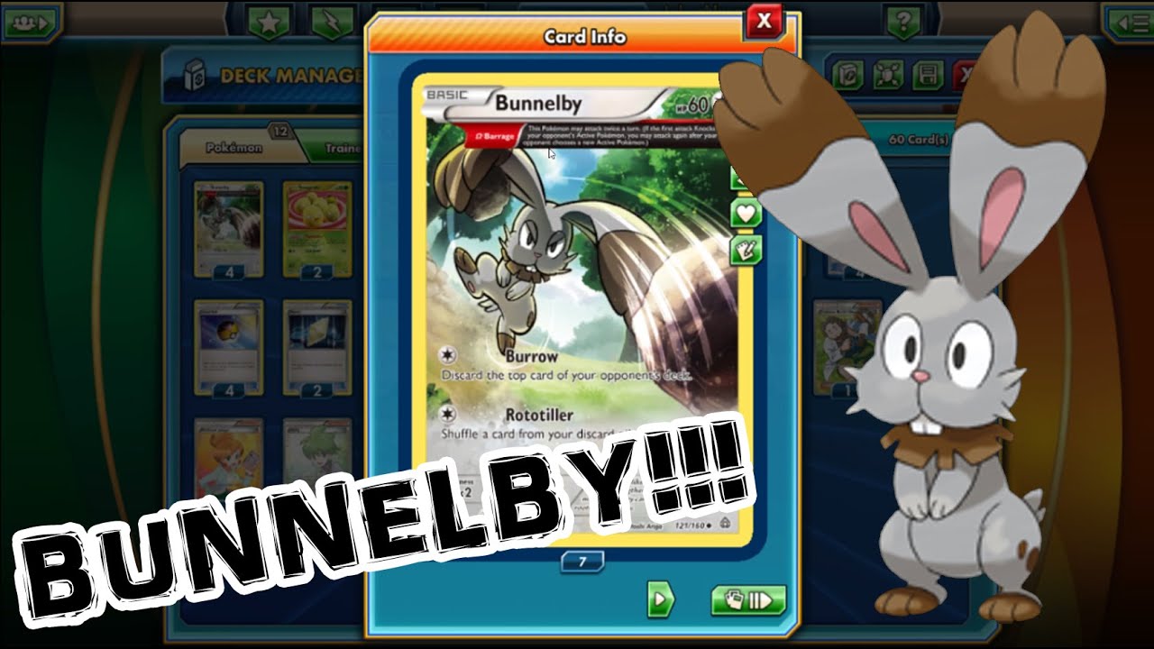 Bunnelby Pokemon Card
