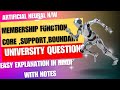 Fuzzy membership function| Core,Boundary,Support,Height,Normal Fuzzy set