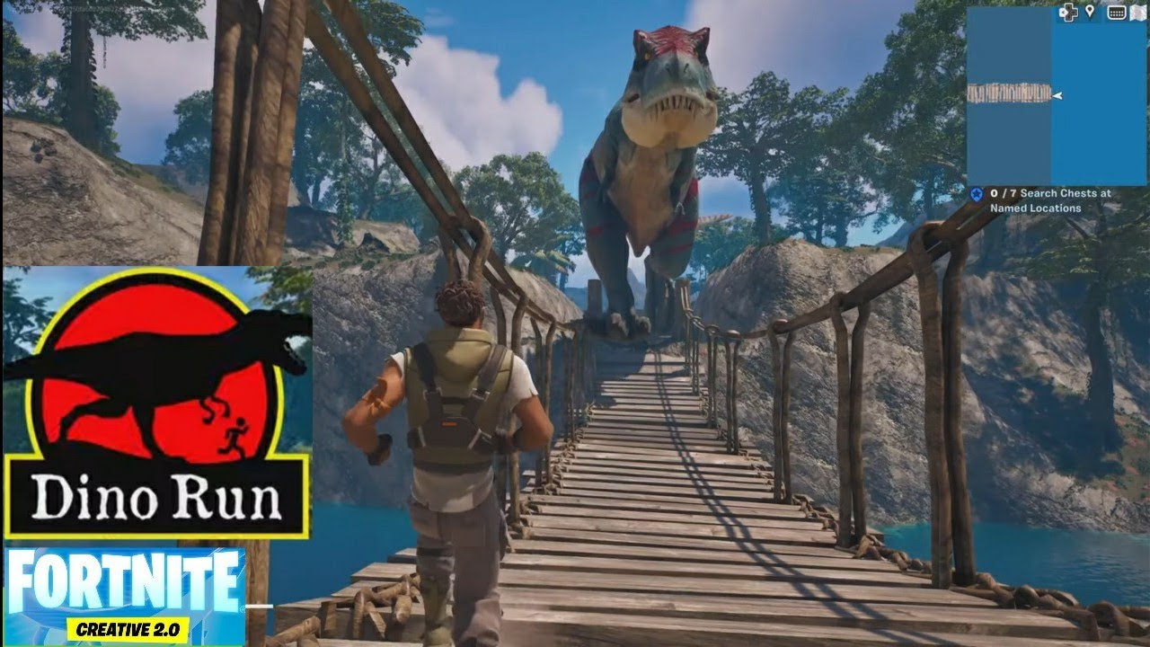 🦖 DINO RUN! 🦖 7368-1174-0514 by subcloning - Fortnite Creative