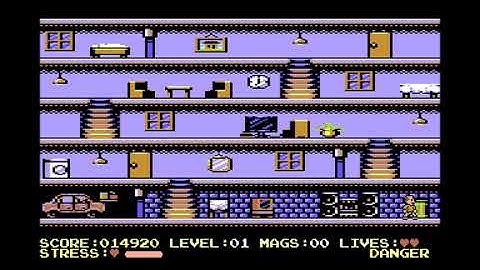 Mancave - C64 - Gameplay