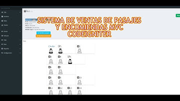 Sistema de Ventas de Pasajes y Encomiendas | MVC CodeIgniter - Demo y Código Fuente