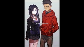 Doberman boyfriend & Black cat girlfriend 🤝🏼🖤 #damirae #damianwayne #raven