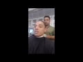 Anthony cuts his ponytail curls