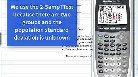 Math 1342 Sec 9.3 Two Means Independent Samples