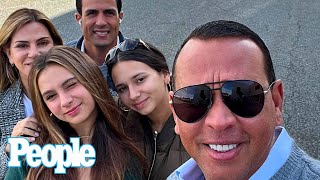 Alex Rodriguez Shares Photo With His Ex-Wife, Cynthia Scurtis, and Their Daughters | PEOPLE