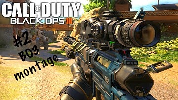 BO3 sniping and specialist montage #2!!! no scopes, hard scope, quickscope kills and more