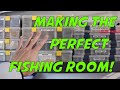 How to make the perfect Fishing Room - Man Cave - Bass Cave!  My Fishing Room Set Up!