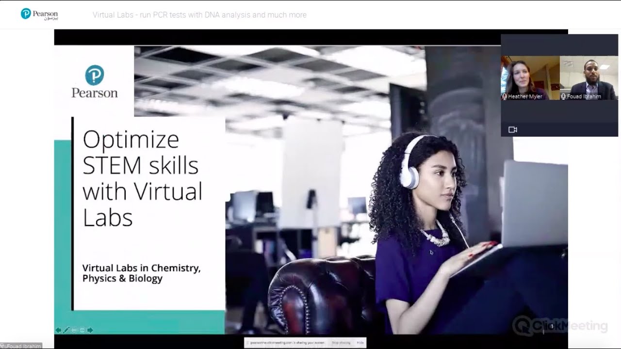 Pearson Middle East Virtual Labs run PCR tests with DNA analysis and
