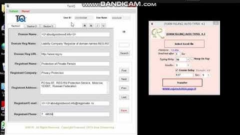 Form Filling Excel Autotyper Software 4.4 [TwinQ] Auto Typing Software For Data Entry