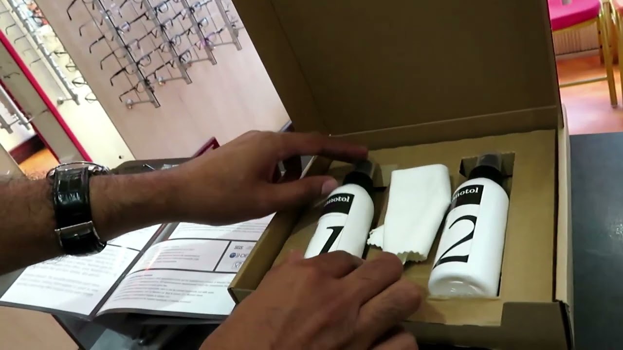 Lotuseffekt für Brillen   Nanotol