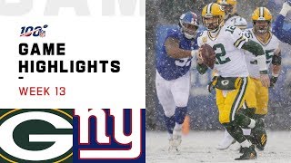 Packers vs. Giants Week 13 Highlights | NFL 2019