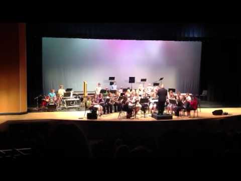 Central City Middle School band concert 1