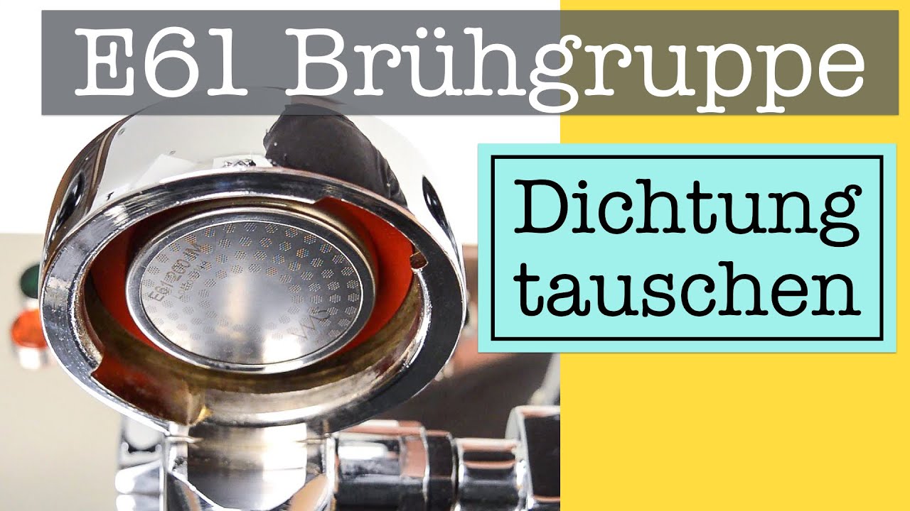 E61 Brühgruppendichtung schnell und einfach tauschen | neues Duschsieb einbauen (IMS Competition)
