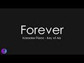 Kari jobe  forever  piano karaoke key of ab