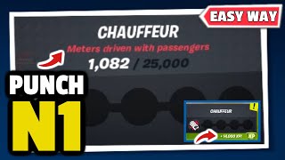 Fortnite N1 - N1 Punch Card in Fortnite - CHAUFFEUR (Meters driven with passengers) - N1 Fortnite