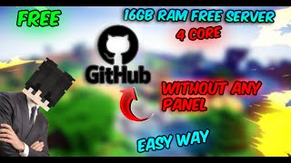 How To Use 16GB Ram Free Server in GitHub Without Panel | GitHub Minecraft Server