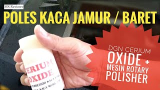 Cara Menghilangkan Baret atau Goresan Kaca Mobil Dengan mudah pakai Gerinda dan kertas Pasir. 