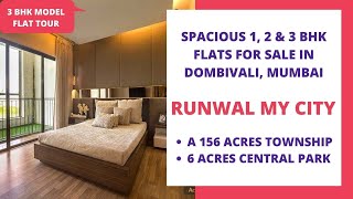 Runwal My City | ☎️+91-7428091724 | 3 BHK Model Flat | Flats in Kalyan Shil Road Dombivali Mumbai screenshot 4